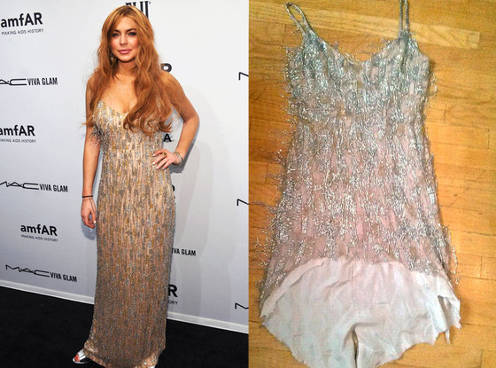 Lindsay Lohan, amFar Dress Lindsay Lohan, amFar Dress
